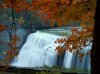 Пейзаж с водопадом.